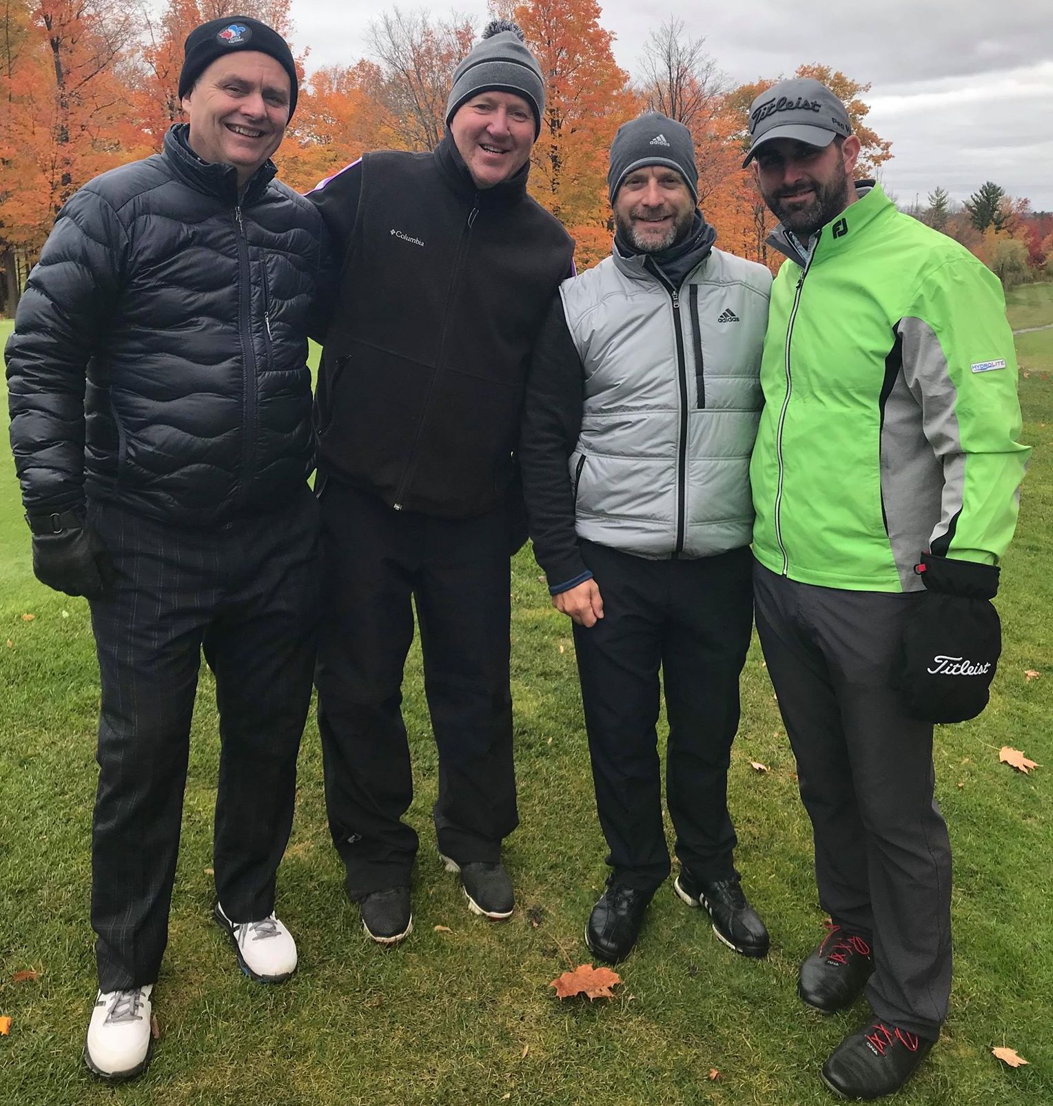GGGolf President Gilles Gauthier teamed with Jean Pilon of Club de golf Champlain, Éric Laporte of Montcalm and Marc-Antoine Lamoureux of St-Hyacinthe to win the 2019 BPG Golf Tournament