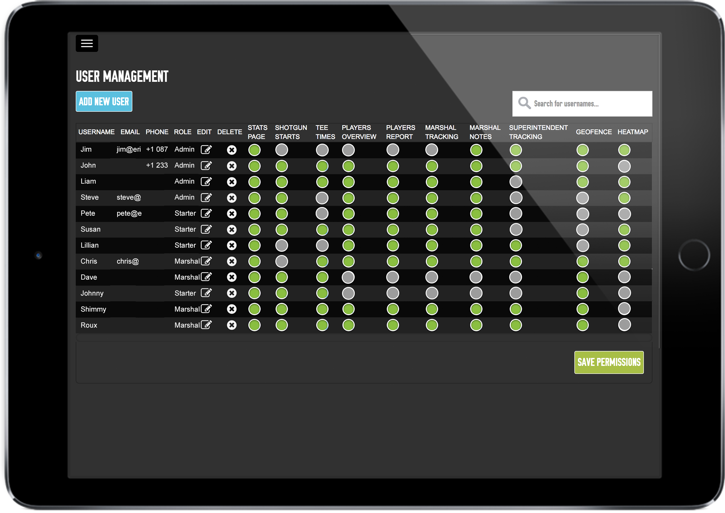 user management ipad 2018